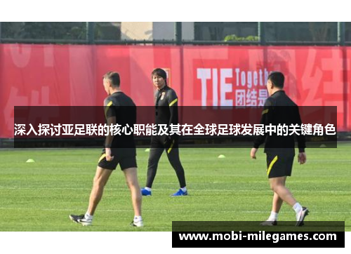 深入探讨亚足联的核心职能及其在全球足球发展中的关键角色